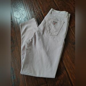 Vintage 90s GUESS pink denim jeans Size 32